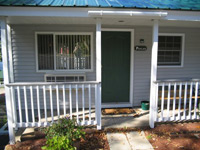 outside