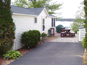 waterfront rental condo on Lake Winnipesaukee